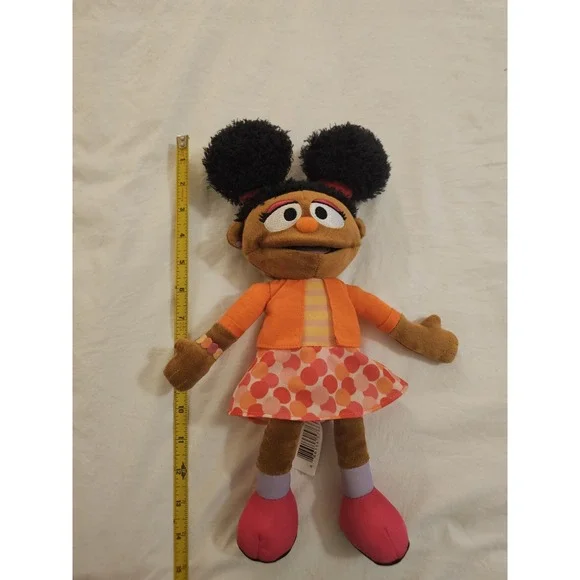 Sesame Street Gabrielle Plush Doll 14" Just Play 2023 Stuffed Toy - Picture 4 of 4